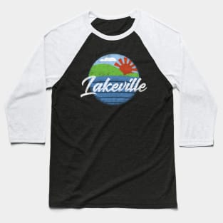 Retro Lakeville Minnesota Distressed T-Shirt Baseball T-Shirt